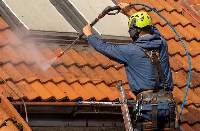 Démoussage et hydrofuge de toiture à Ortiporio